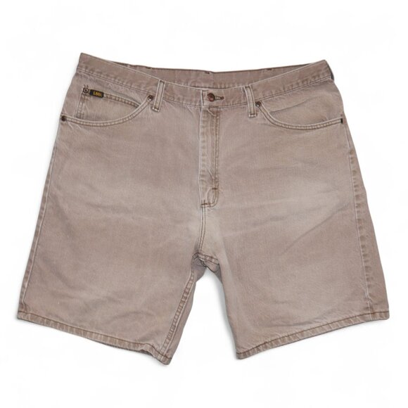 Vintage LEE Men’s Jean Shorts Tag Size 40 Actual 37 Denim Jorts Loose Fit Baggy - Picture 1 of 9